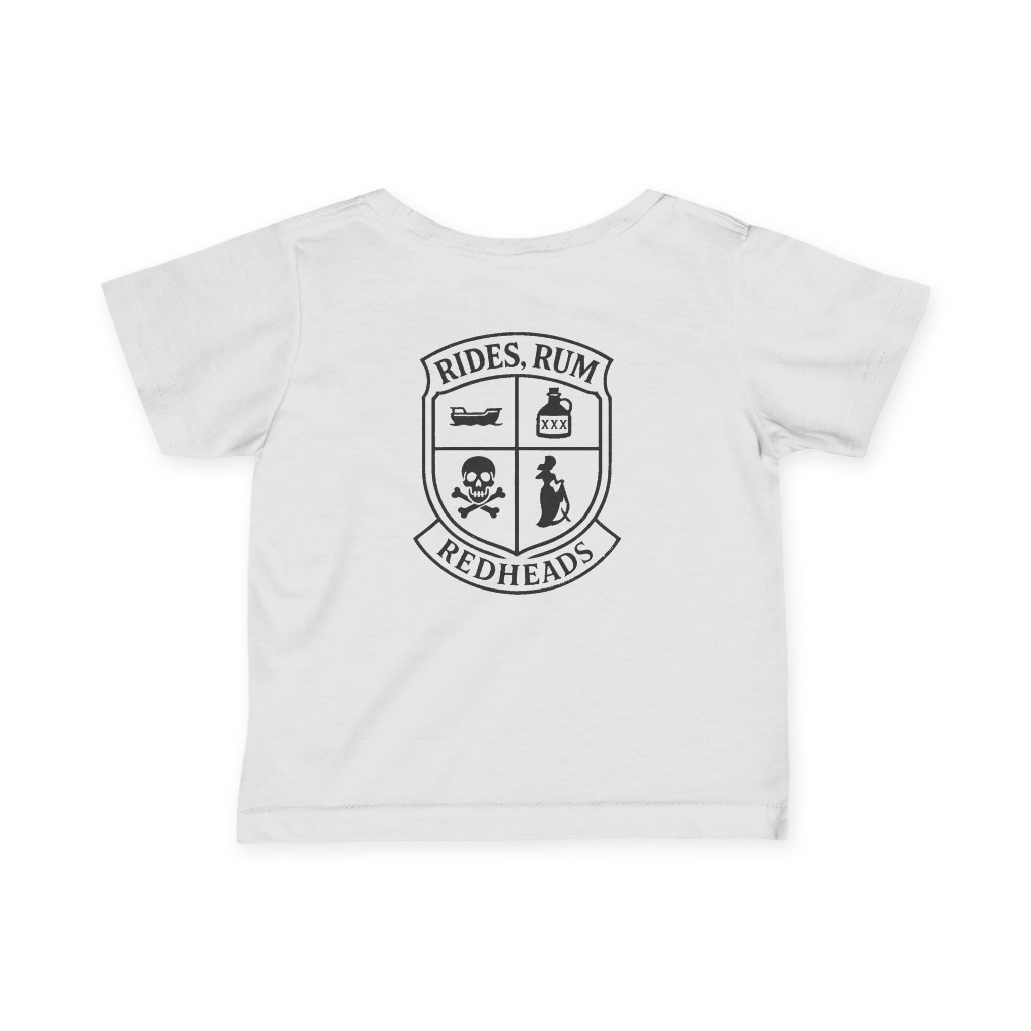 RRR! (Rides Rum & Redheads) - Infant Black Print