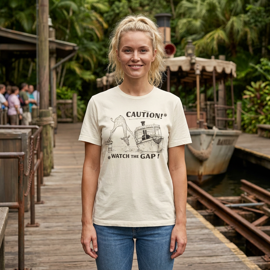 Watch The Gap! - Unisex Jungle Tee