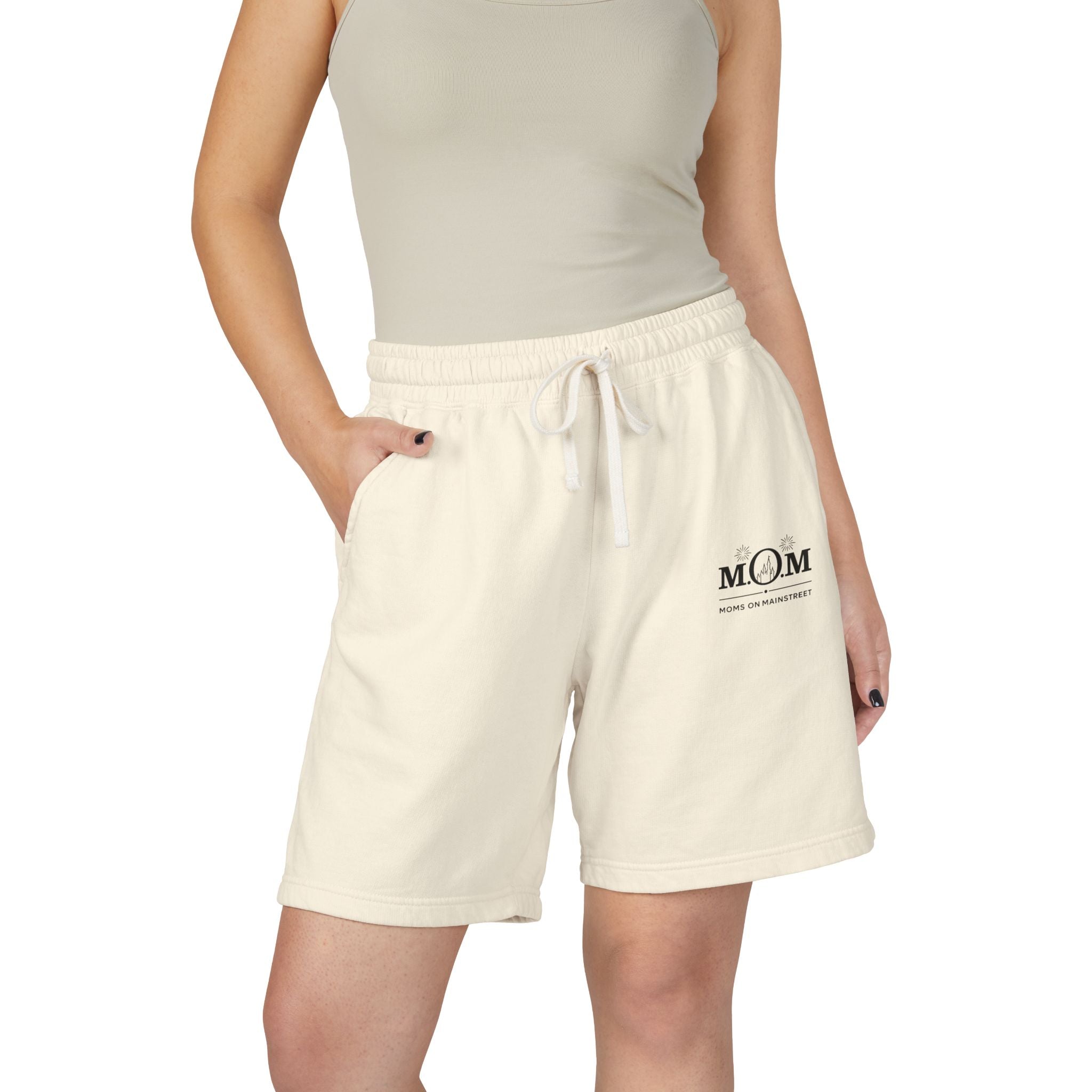 Unisex Garment-Dyed Lightweight Fleece Sweat Shorts